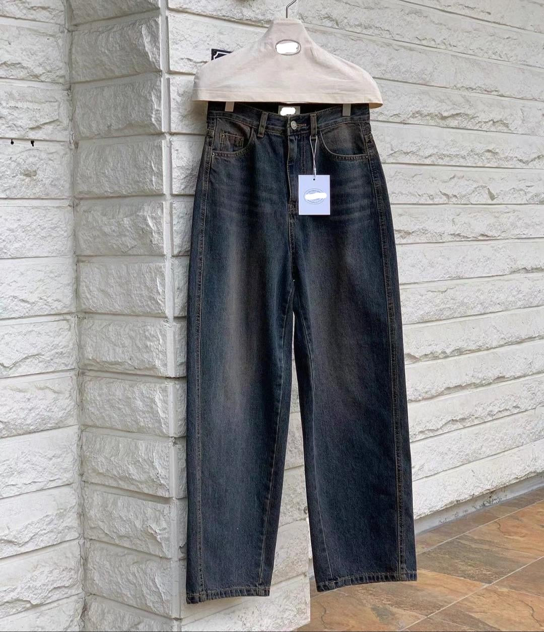(Premium) Vintage Washed Pencil Jeans