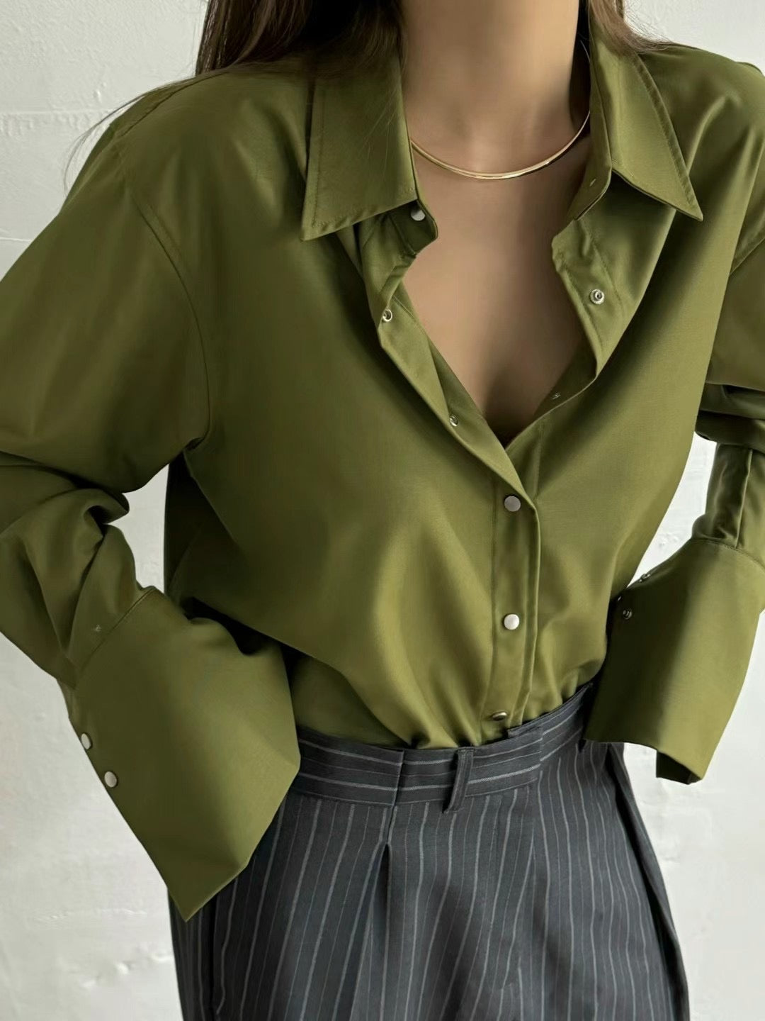 (Premium) Wing Cuff Shirt