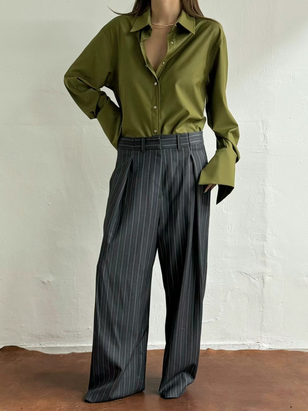 (Premium) Wing Cuff Shirt