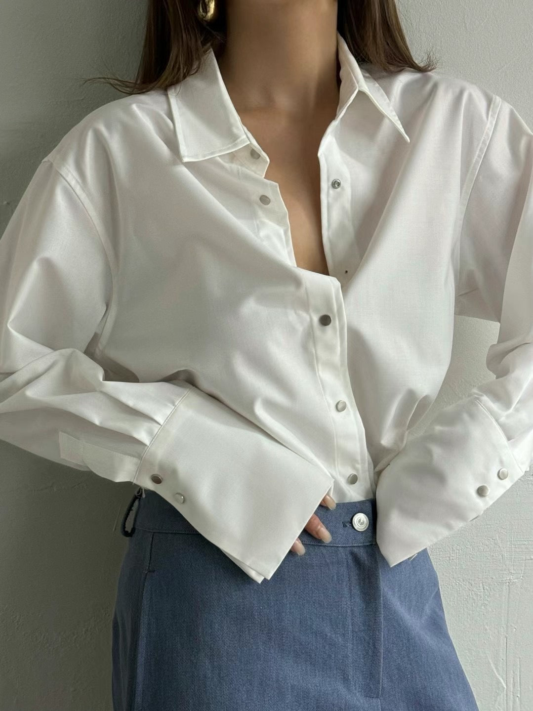 (Premium) Wing Cuff Shirt