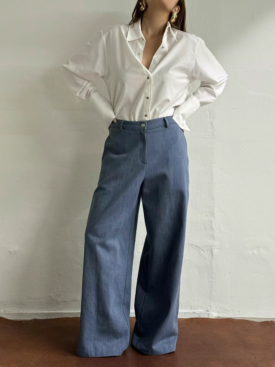 (Premium) Wing Cuff Shirt