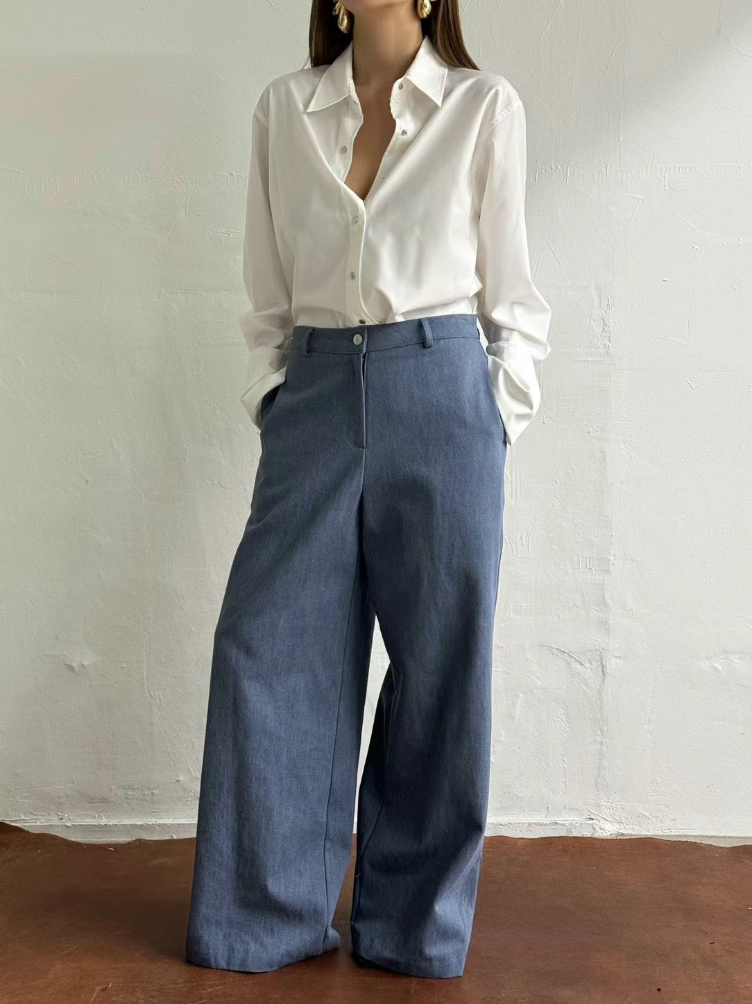 (Premium) Wing Cuff Shirt