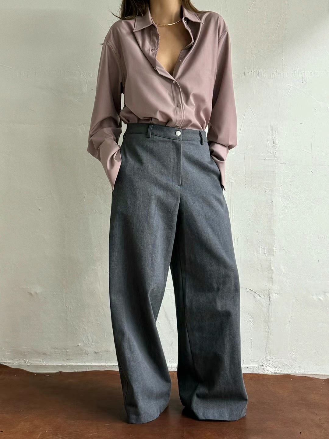 (Premium) Wing Cuff Shirt