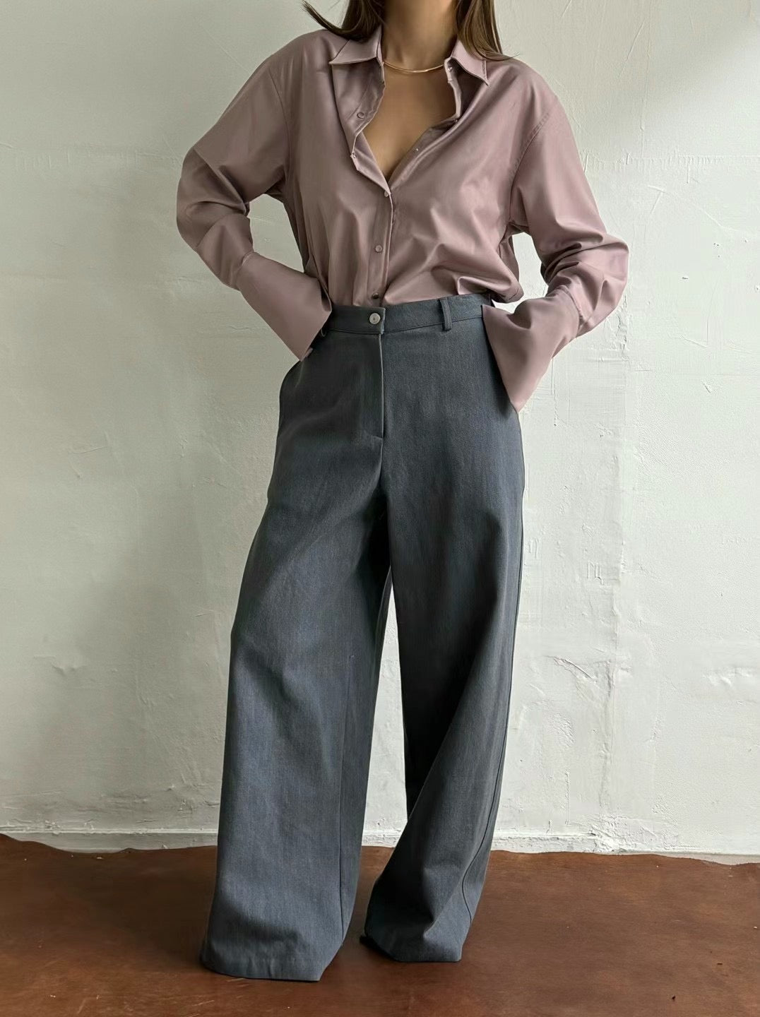 (Premium) Wing Cuff Shirt