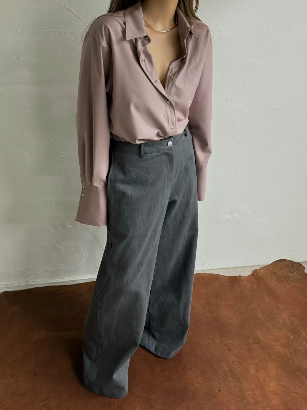 (Premium) Wing Cuff Shirt