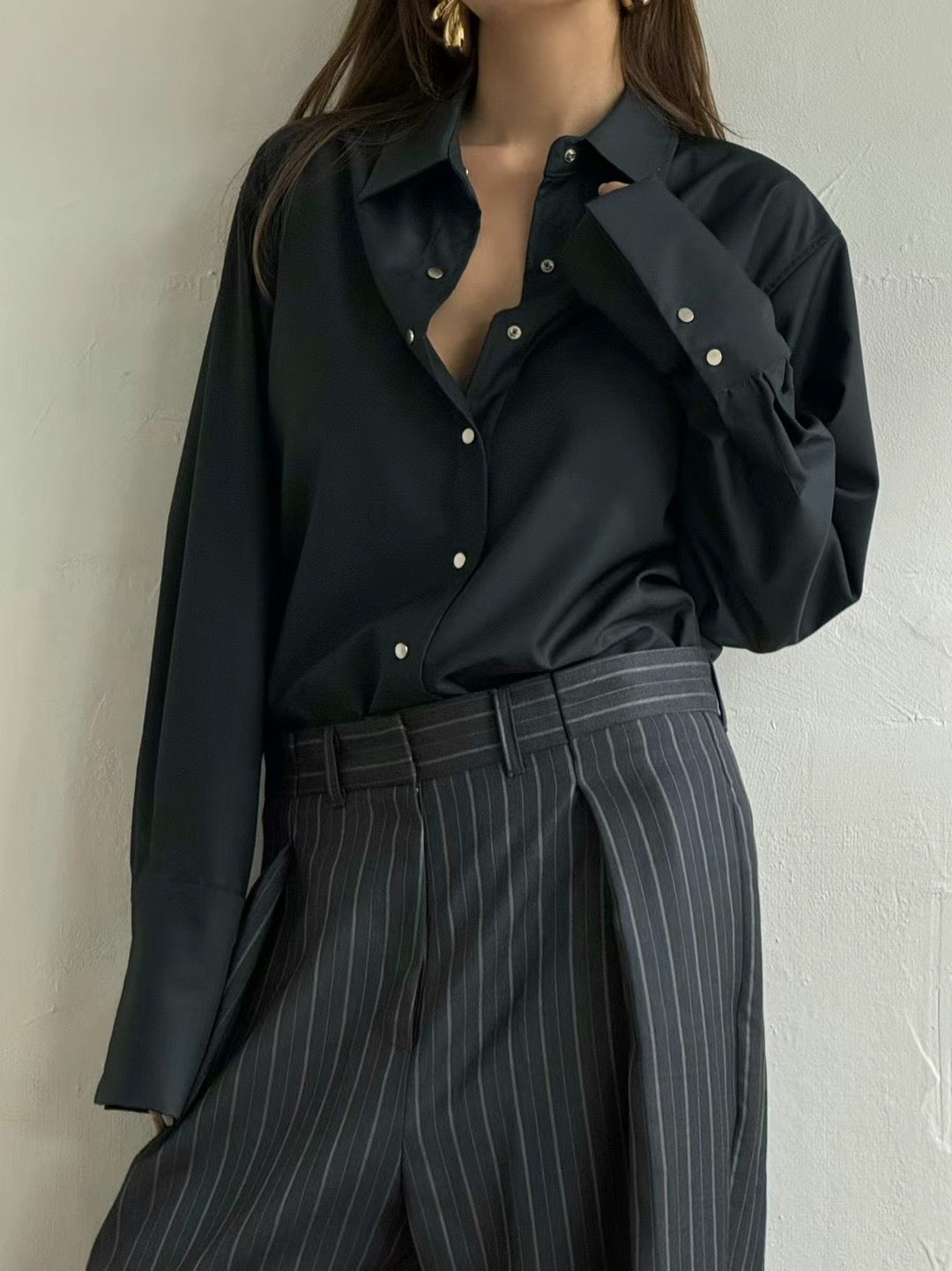 (Premium) Wing Cuff Shirt