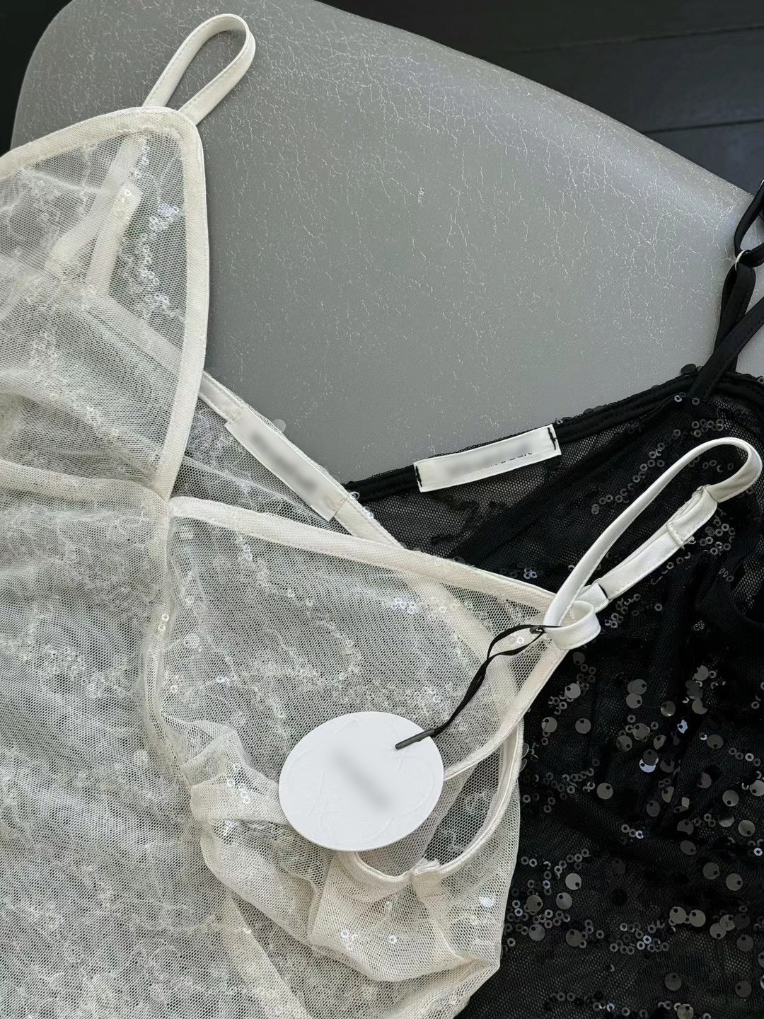 (Premium)  Embroider Bead Camisole