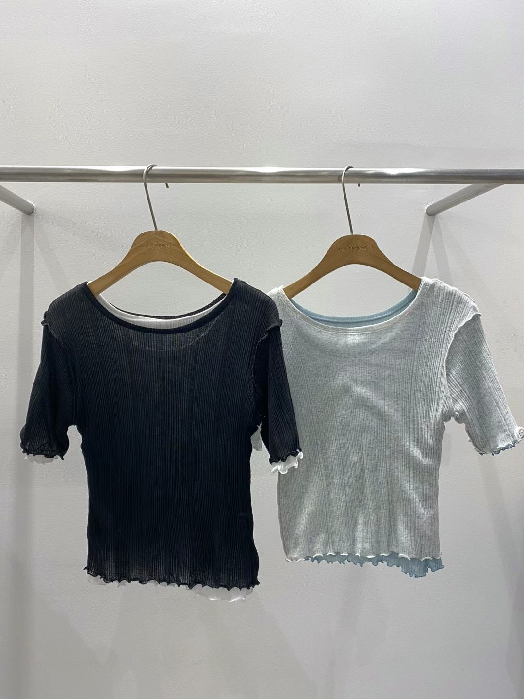 (Premium) 2 Layers Ruffles Tee
