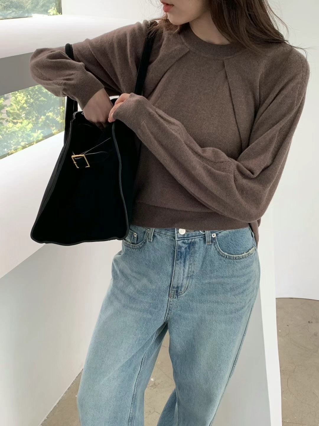 (Premium) Two Fake Pieces Sweater