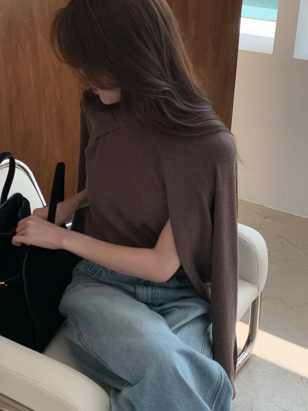 (Premium) Two Fake Pieces Sweater