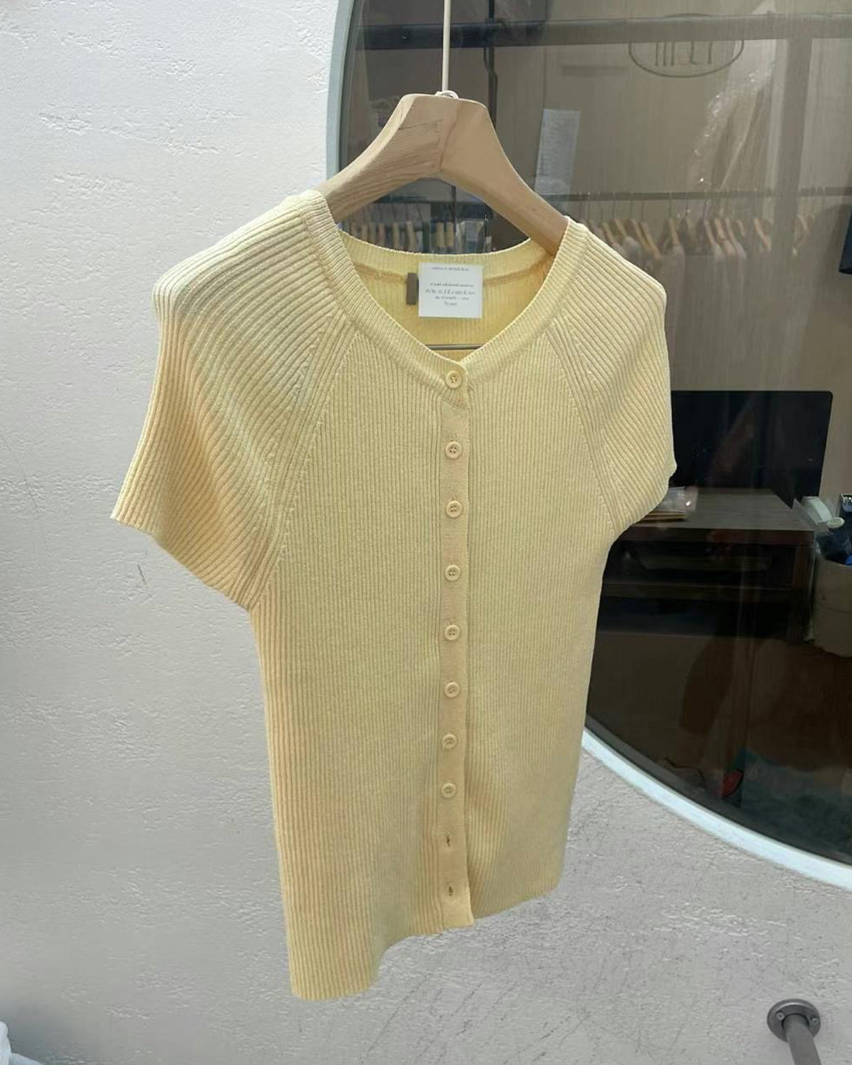 Summer Knit Open Blouse