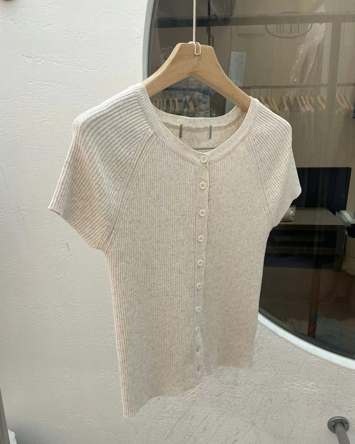 Summer Knit Open Blouse