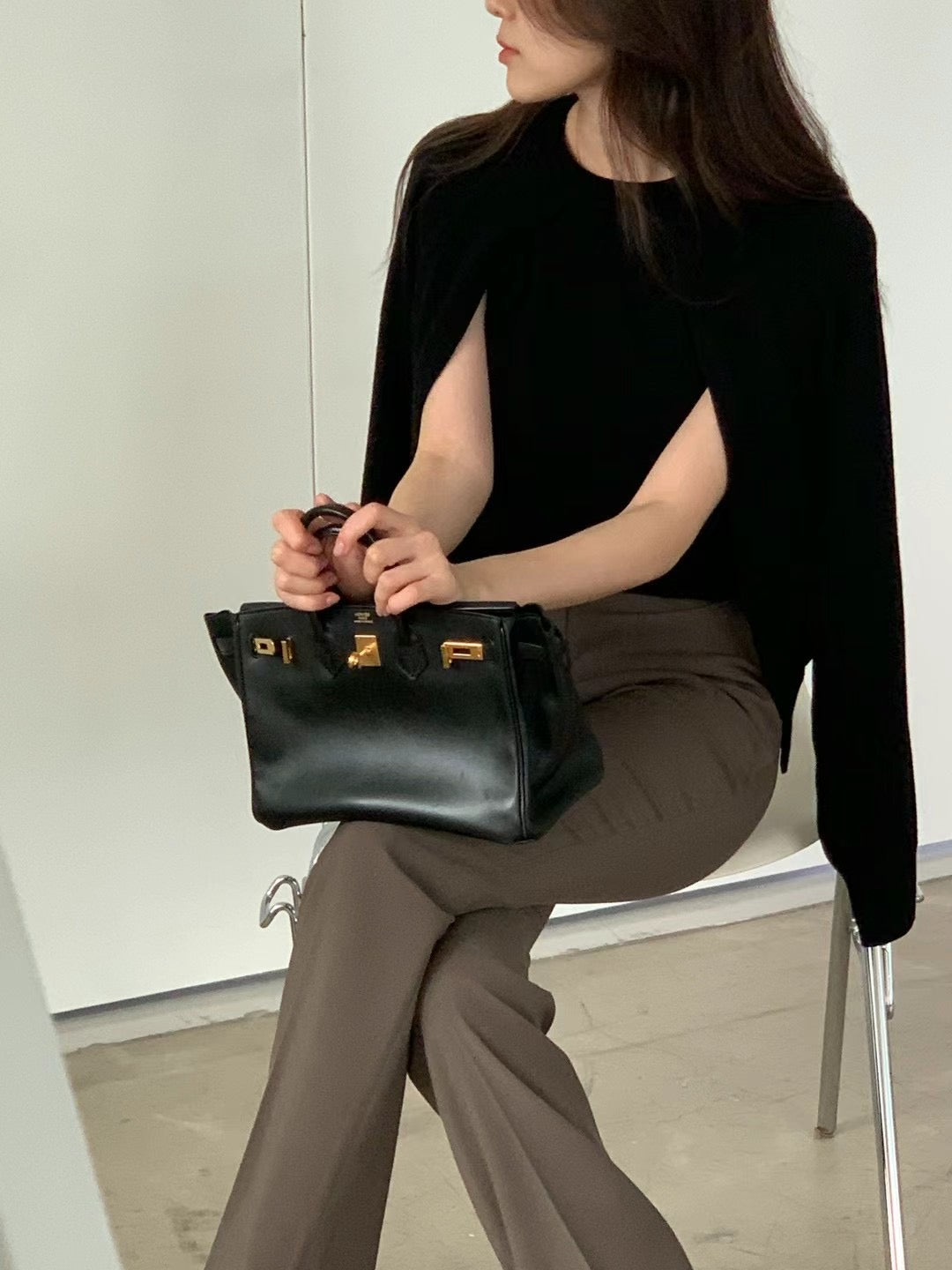 (Premium) Two Fake Pieces Sweater