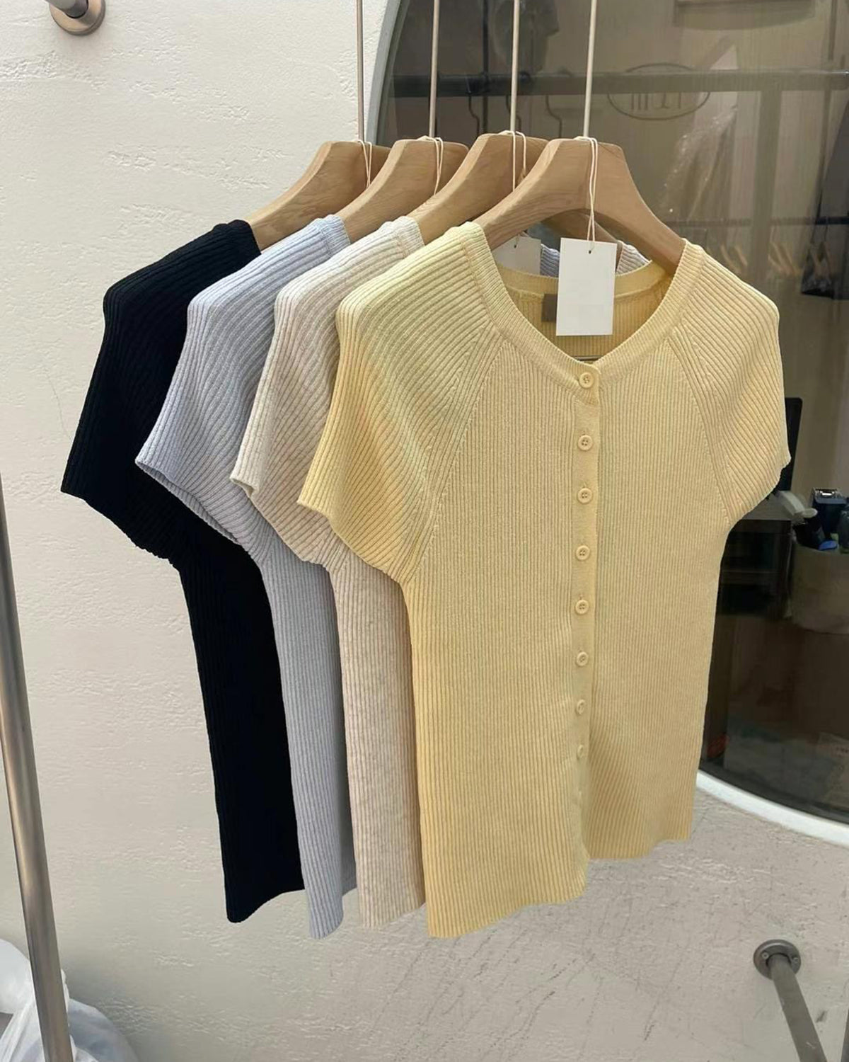 Summer Knit Open Blouse