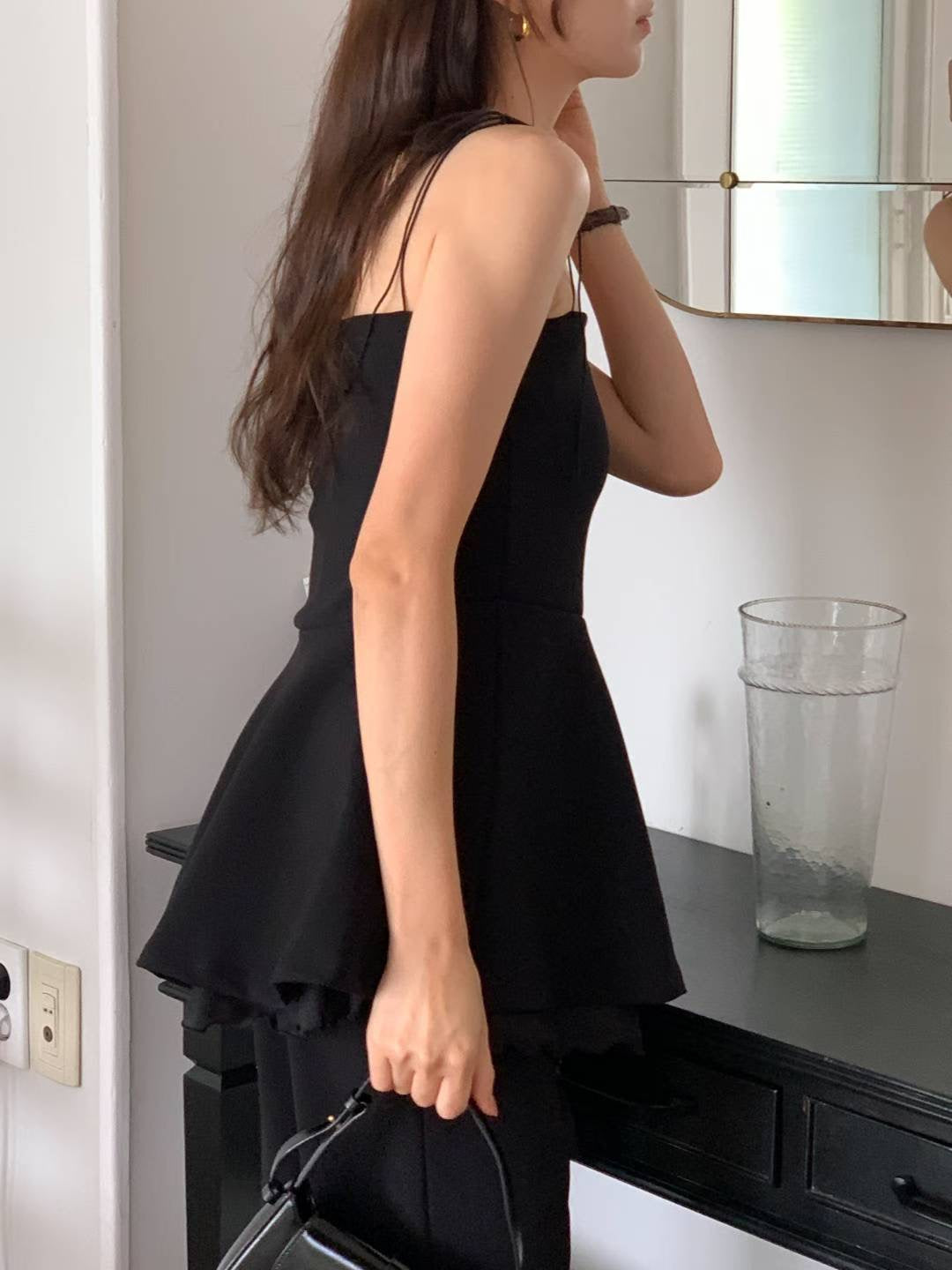 (Premium) Peplum Cami Layers Top