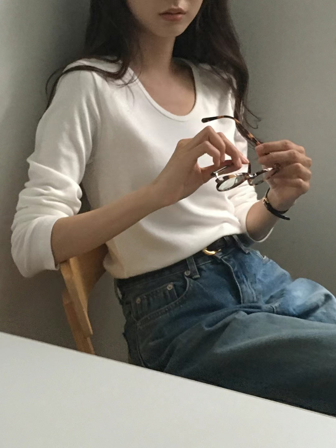 (Premium) U-Neck Tee