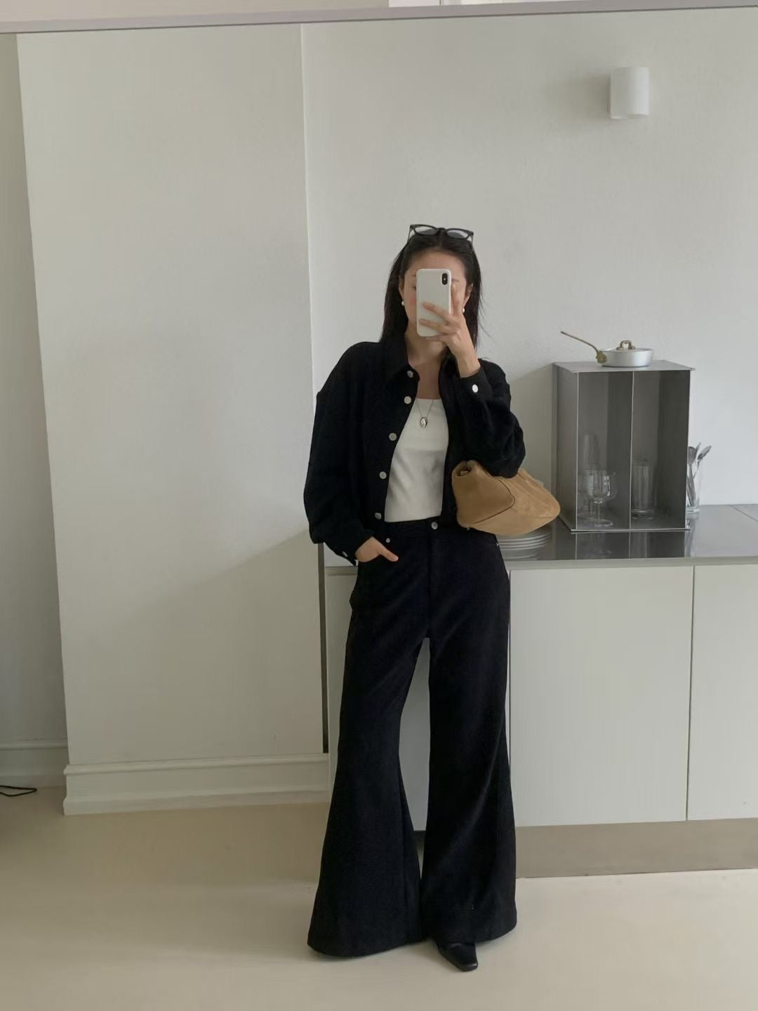 (Premium) Velvet Shirt n Pants Set