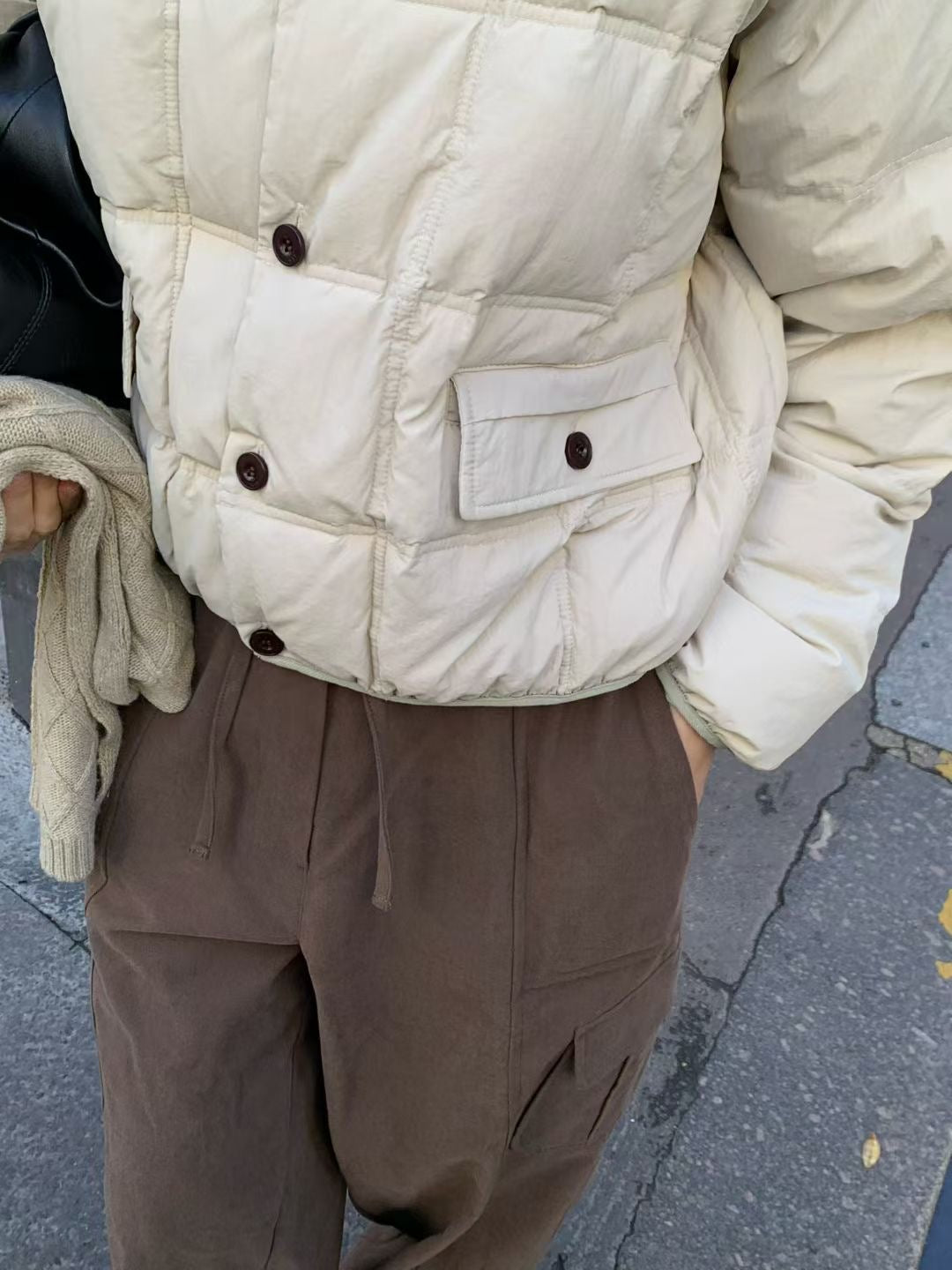 (Premium) Waffle Duck Down Coats