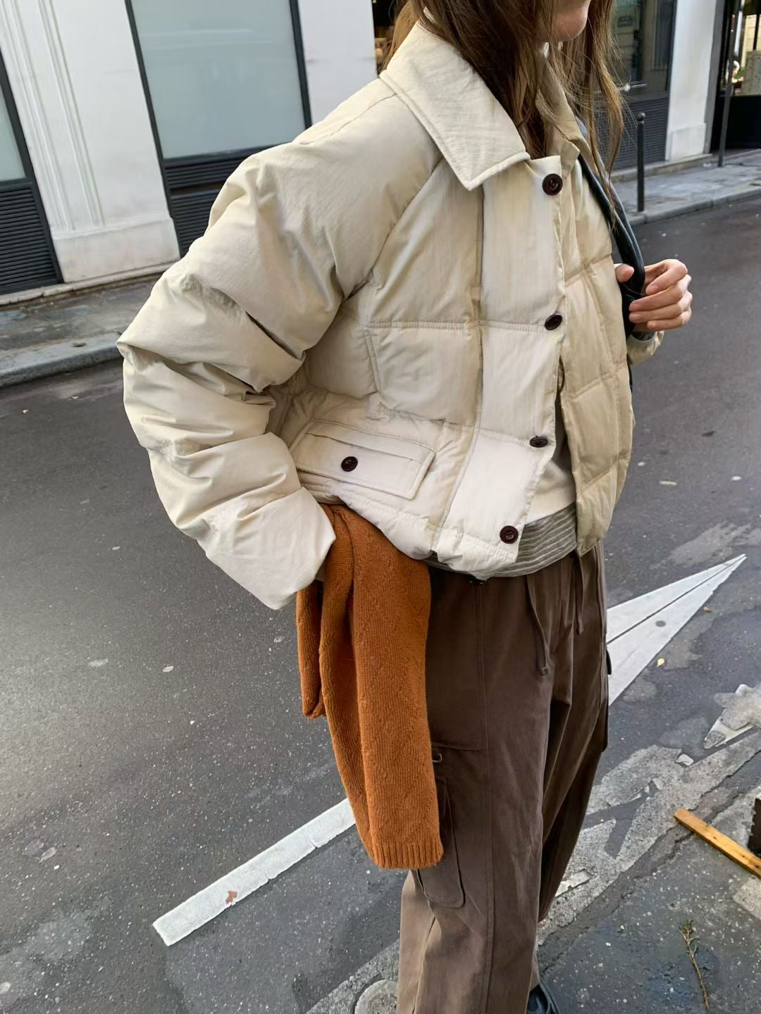 (Premium) Waffle Duck Down Coats