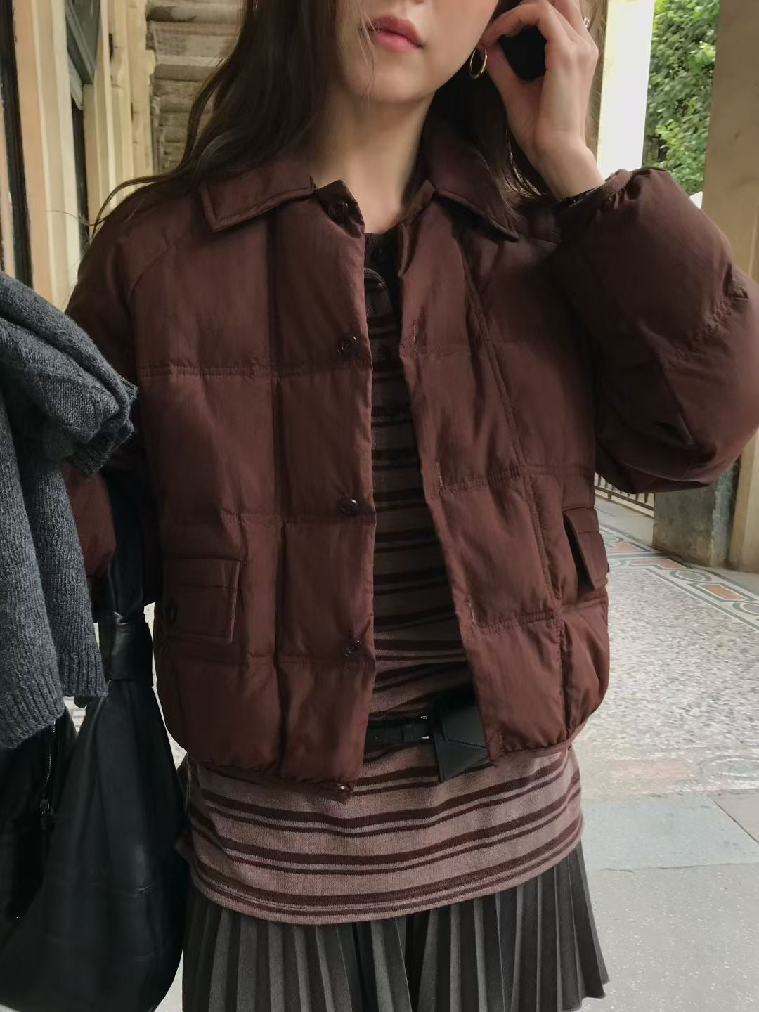 (Premium) Waffle Duck Down Coats