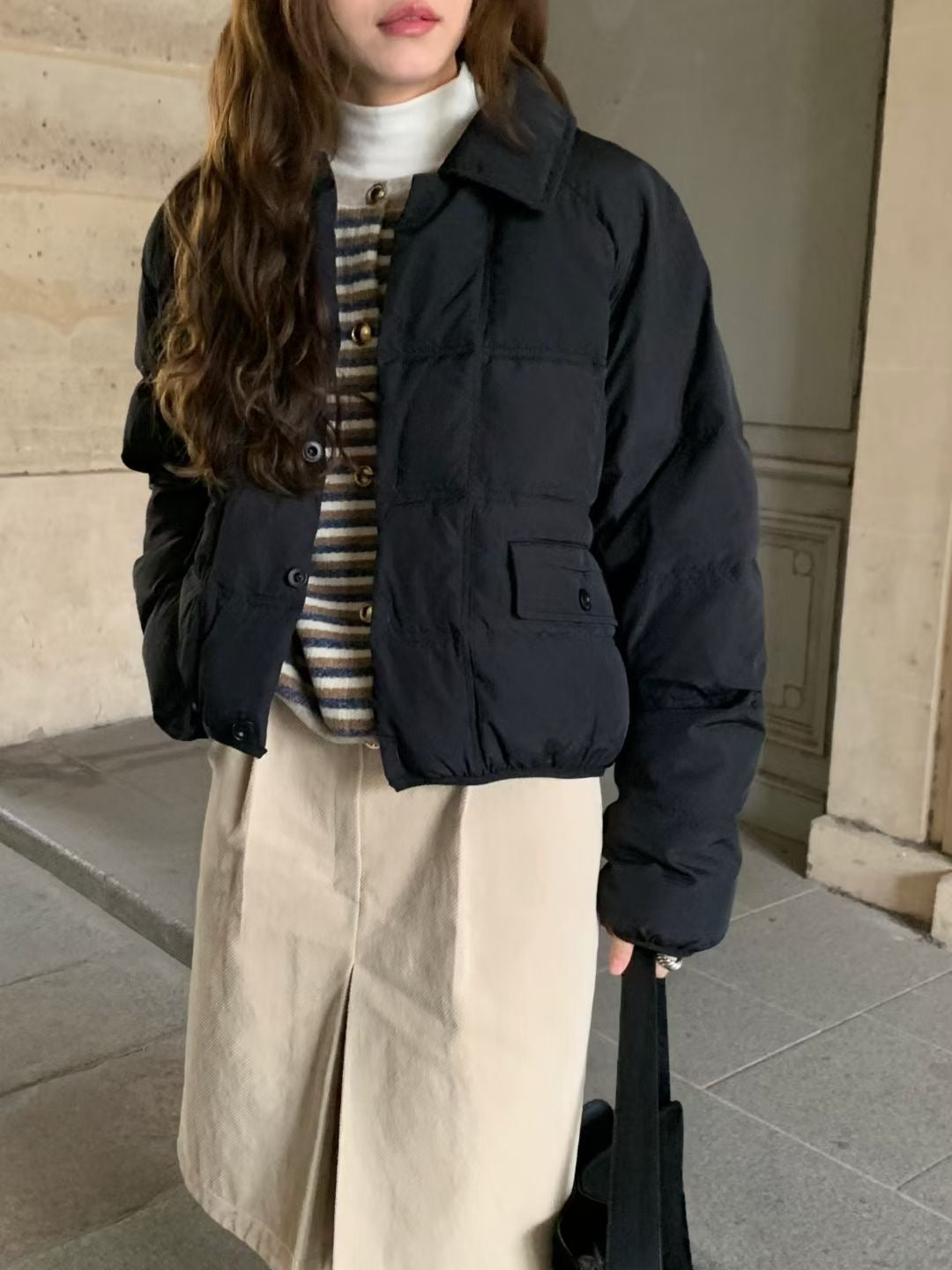 (Premium) Waffle Duck Down Coats