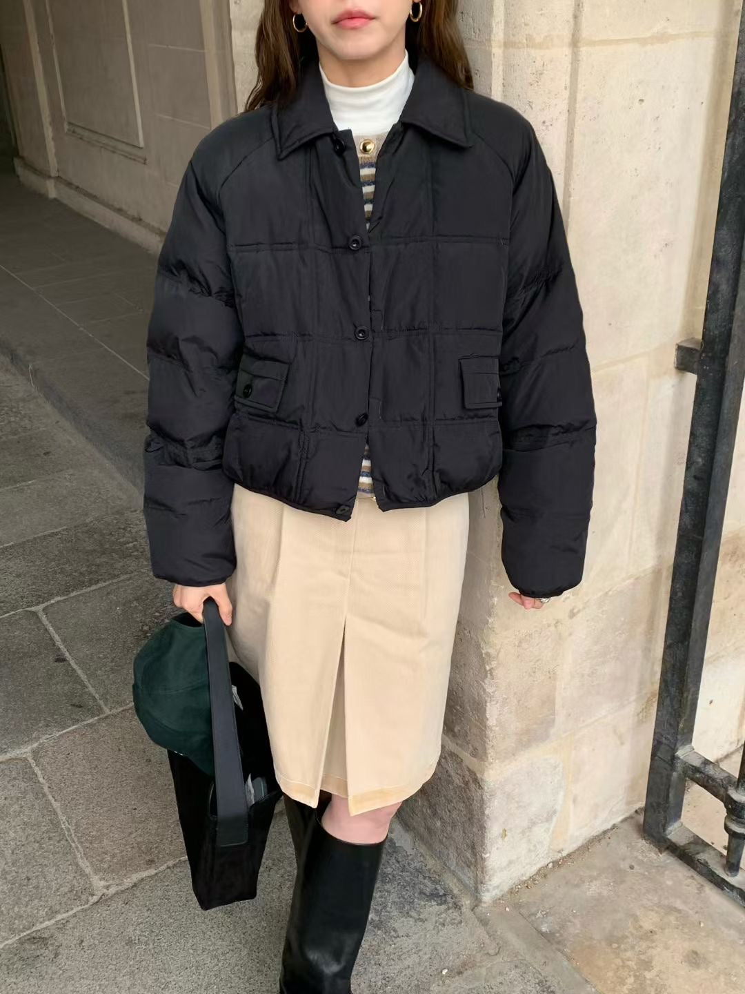 (Premium) Waffle Duck Down Coats