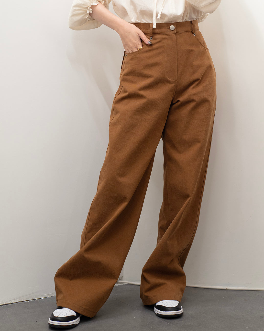 (PREMIUM) Suede Textured Cotton Jeans