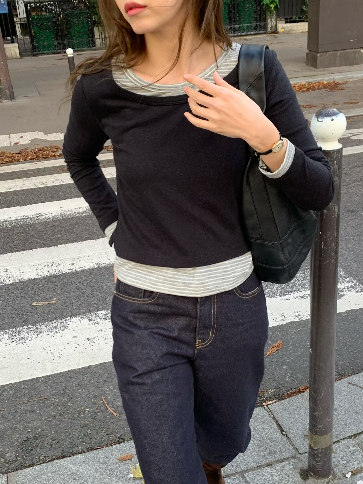 (Premium) Angora Blend Yarn Layers Tee