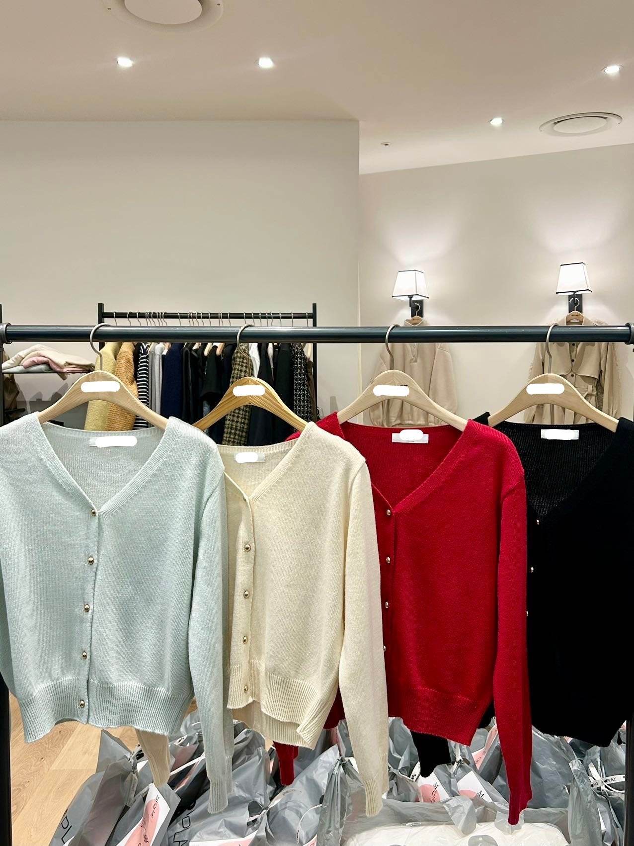 (Premium) Gold Buttons Cardigan