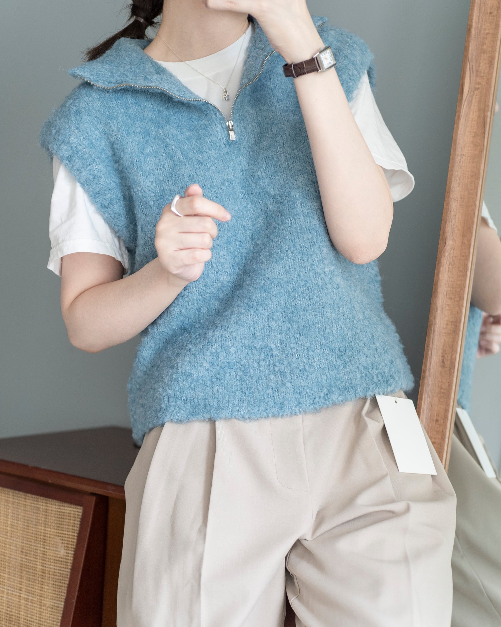 Teddy Knit Vest